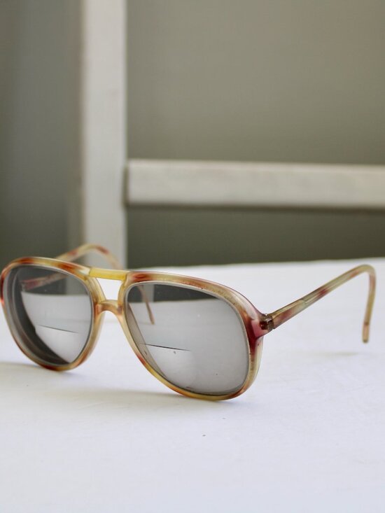Tahoe 4 Vintage 70s 80s Tortoise Aviator Eyeglasses Frames 54-20 Unisex